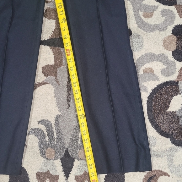 Loft Pants Marisa Trouser Women’s Sz 2 Straight Leg Blue Mid Rise 30x31 - Picture 7 of 12